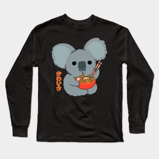 Ramen Koala Long Sleeve T-Shirt